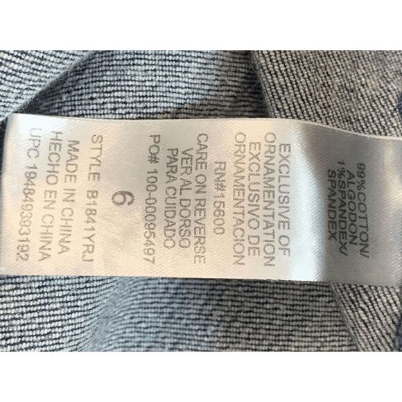 Democracy Womens Denim Jeans Low Rise Distressed Blue Size 6 - Picture 3 of 13